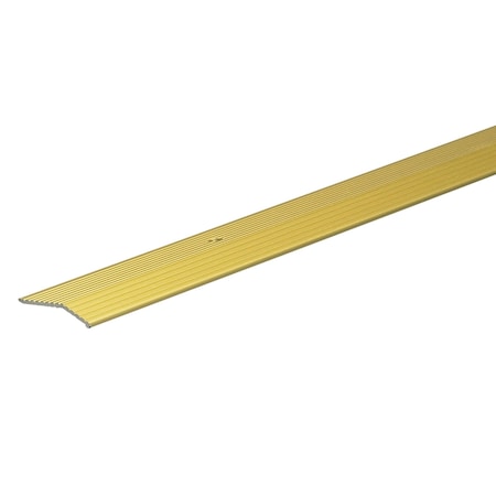 Frost King Frost King 1.5 in. W X 36 in. L Satin Gold Aluminum Carpet Joiner H591FB/3A